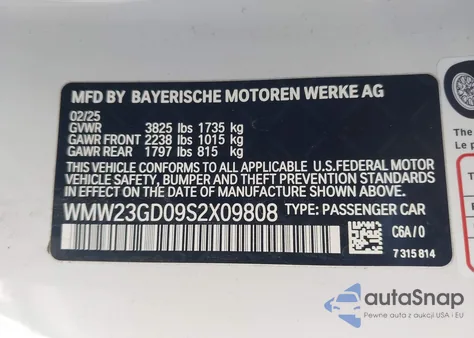 2025 Mini Hardtop Cooper S from USA, damaged, VIN WMW23GD09S2X09808